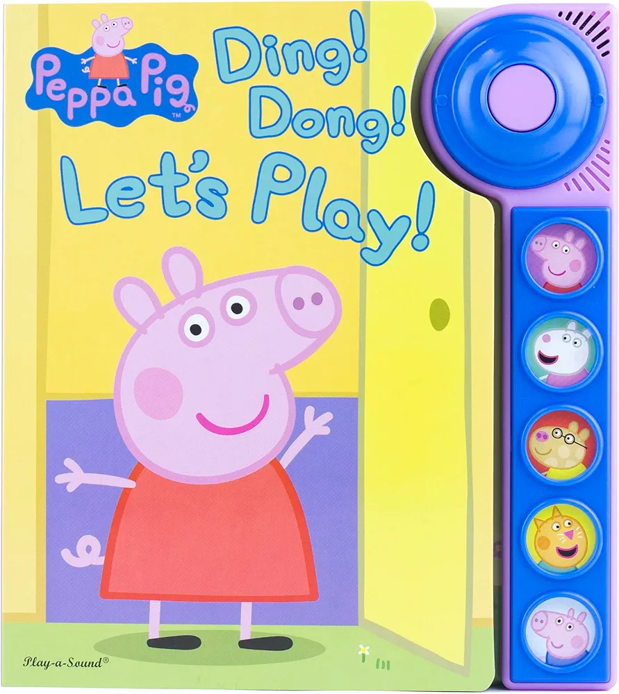 Peppa Pig - Ding! Dong! Let's Play! Doorbell Sound Book - PI Kids (Play-A-Sound)