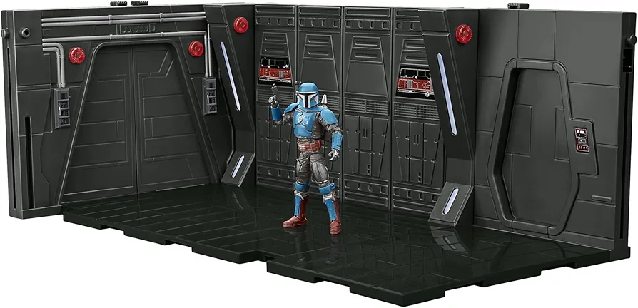 STAR WARS The Vintage Collection Moff Gideon’s Imperial Light Cruiser Hallway, The Mandalorian 3.75 Inch Collectible Playset