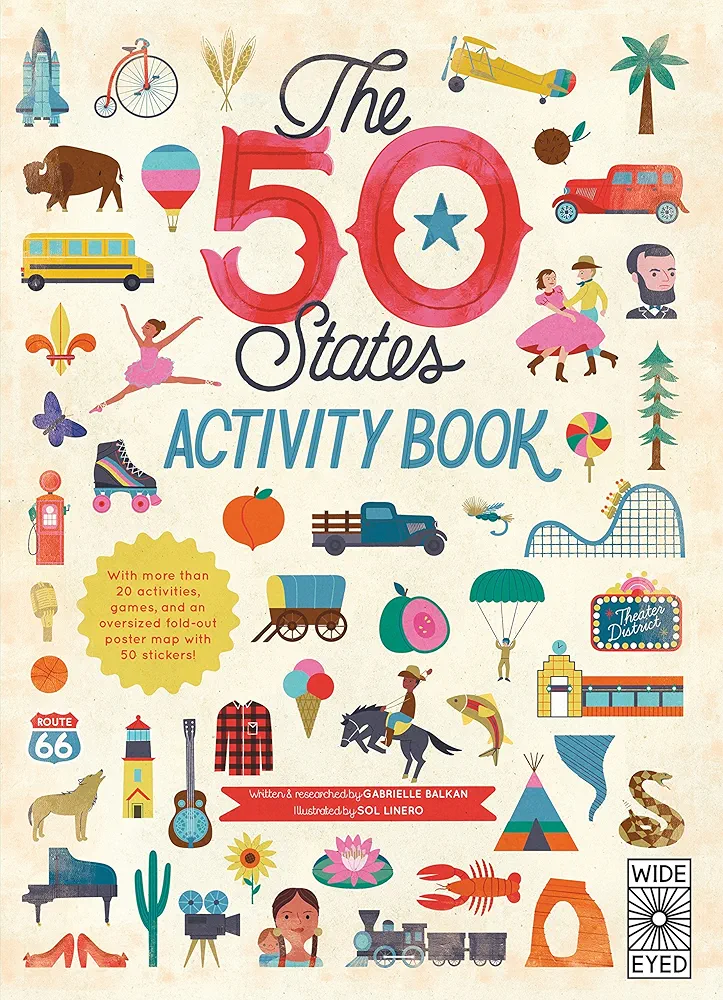 The 50 States: Activity Book: Maps of the 50 States of the USA (Volume 2) (Americana, 2)