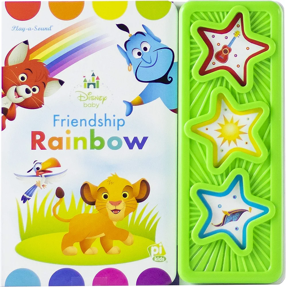 Disney Baby Lion King, Princess, and More! - Friendship Rainbow - Sound Book - Pi Kids (Play-A-Sound)