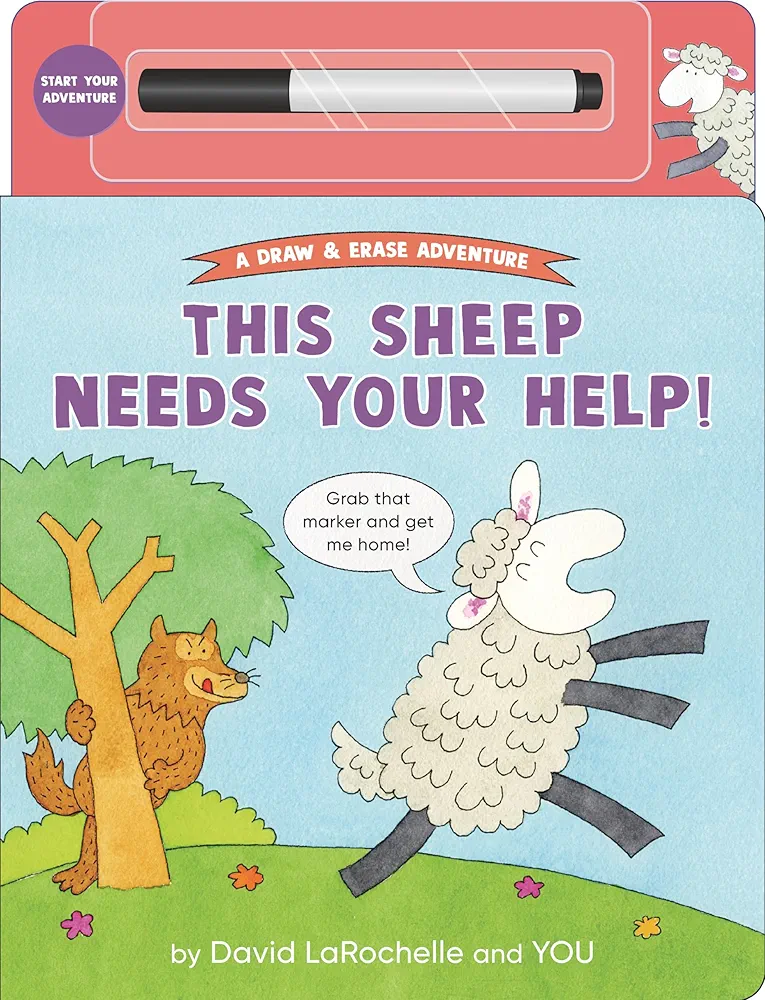 This Sheep Needs Your Help! (A Draw & Erase Adventure)