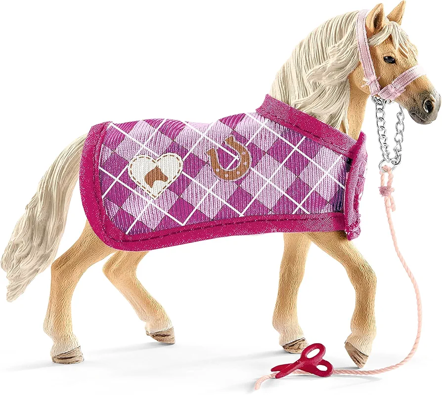 Schleich Horse Club, Horse Toys for Girls and Boys, Sofia's Fashion Creation Horse Set with Horse Figurine and Accessories, 3 Pieces, Ages 5+