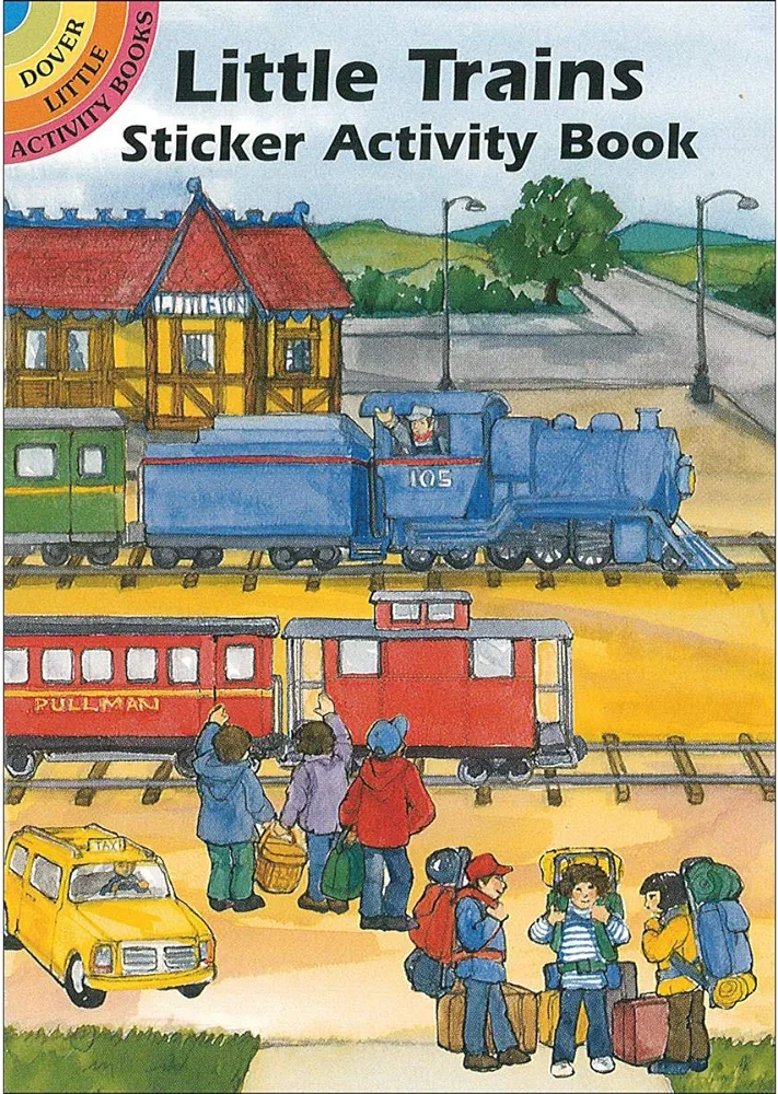 Little Trains Sticker Activity Book (Dover Little Activity Books: Travel)