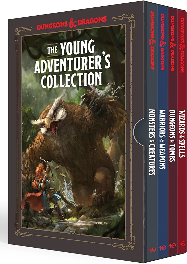 The Young Adventurer's Collection Box Set 1 [Dungeons & Dragons 4 Books]: Monsters & Creatures, Warriors & Weapons, Dungeons & Tombs, and Wizards & ... & Dragons Young Adventurer's Guides)