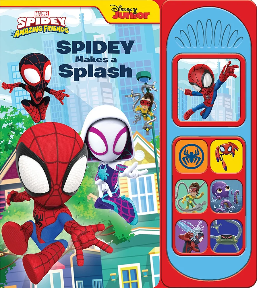 Marvel Spider-man - Spidey and his Amazing Friends – Spidey Makes a Splash Sound Book - PI Kids