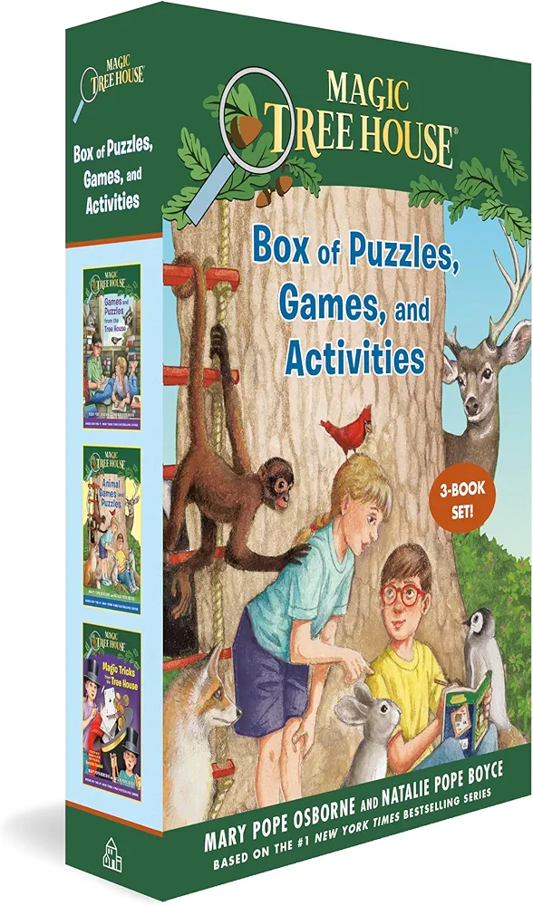 Magic Tree House Box of Puzzles, Games, and Activities (3 Book Set)