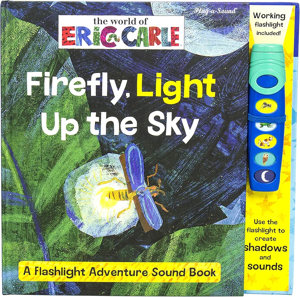 World of Eric Carle, Firefly, Light Up the Sky - Flashlight Pop-Up Adventure Book - Play-a-Sound - PI Kids