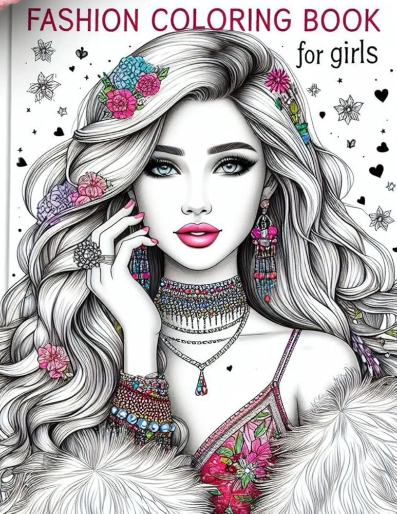 Fashion Coloring Book for Girls Ages 8-12 years old: Fun and trendy coloring pages centered around fun and stylish fashion and beauty themes, tailored ... over 45 fabulous fashion styles for an enjoya