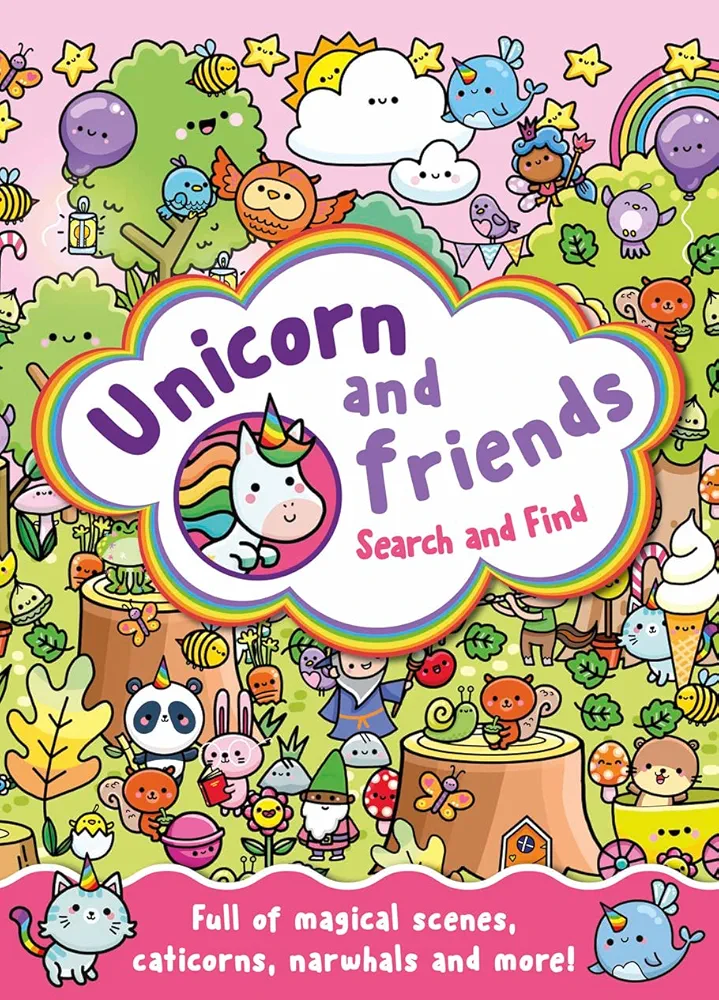 Unicorn and Friends Search and Find