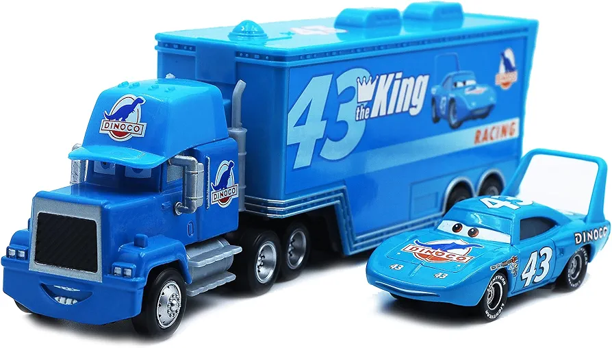 Truck and Car Toys Diecast 1:55 Metal Model Portable Mini Vehical The King Toy Car for Boys Kids Birthday Gift