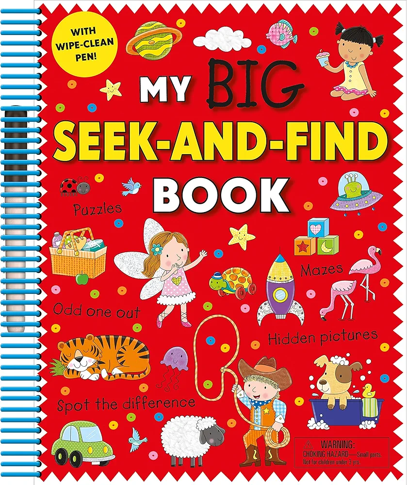 My Big Seek-and-Find Book: with wipe-clean pen!