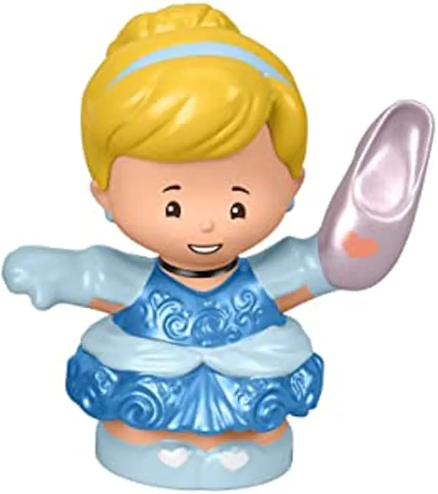 Replacement Part for Fisher-Price Little People Princess Parade Float Playset - GKR17 ~ Inspired by Disney Princess Cinderella and Pals ~ Replacement Cinderella Figure Holding White Glass Slipper