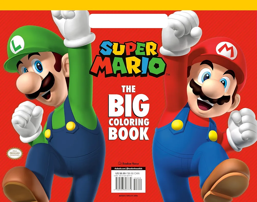 Super Mario: The Big Coloring Book (Nintendo®)