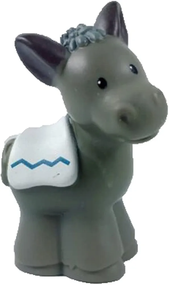 Replacement Part for Little People Christmas Story Restage - J2404 ~ Replacement Donkey Figure