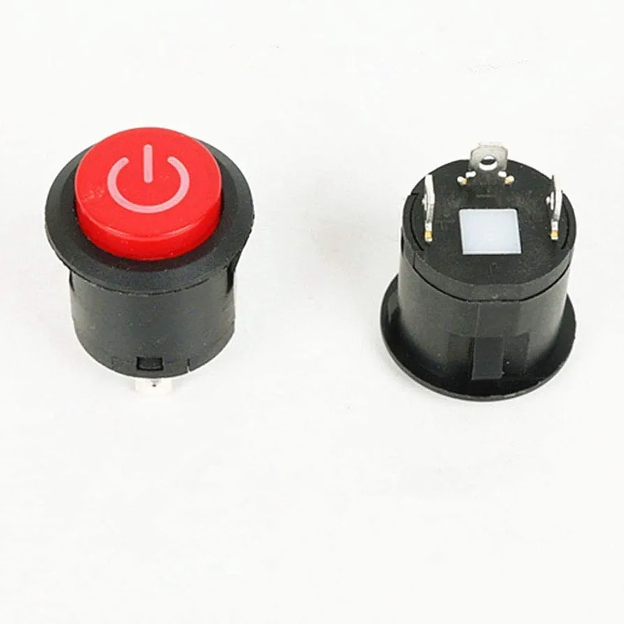 Button Start Power Supply Switch Accessory for Kids Electric Cars Cars Children Electric Ride on Toys Replacement Parts