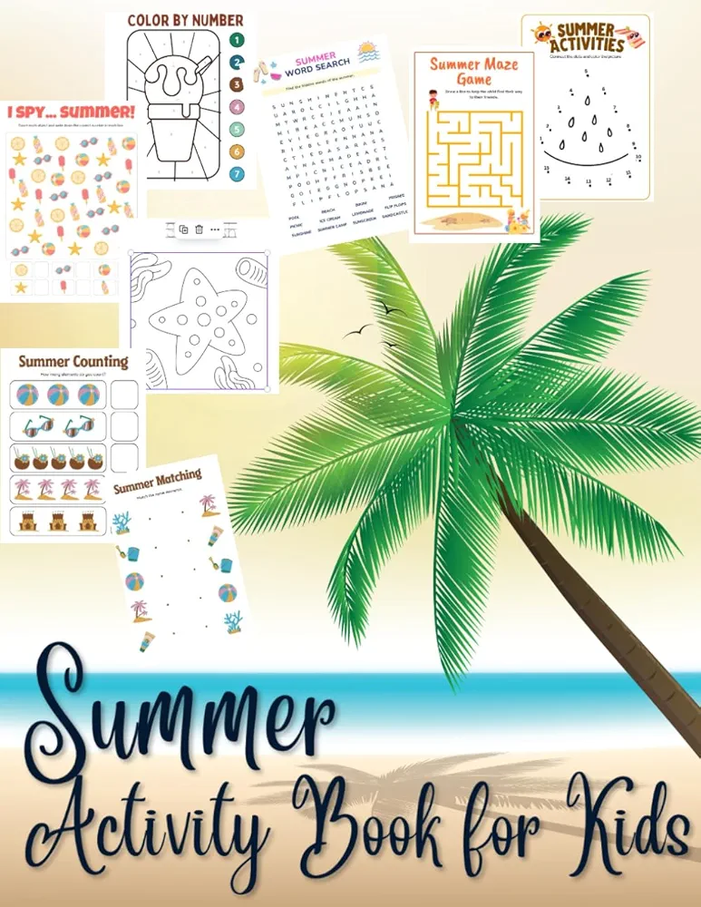 Kids Summer Activity Book