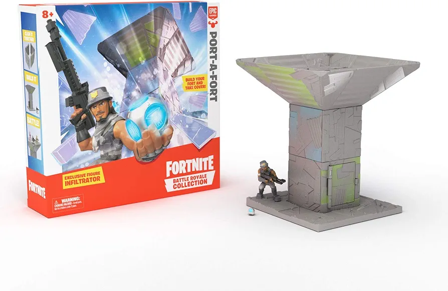 Fortnite Battle Royale Collection: Port-A-Fort Playset & Infiltrator Figure