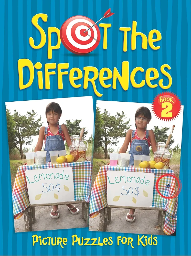 Spot the Differences Picture Puzzles for Kids Book 2 (Dover Kids Activity Books)