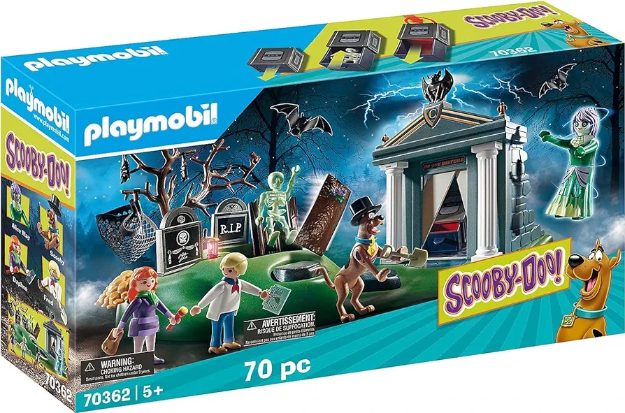 Playmobil Scooby-DOO! Adventure in The Cemetery Playset