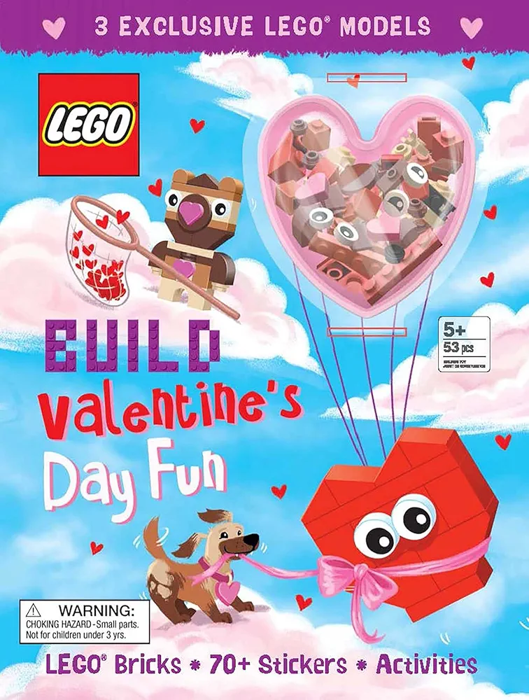 LEGO Books: Build Valentine's Day Fun! (Activity Book with Minifigure)