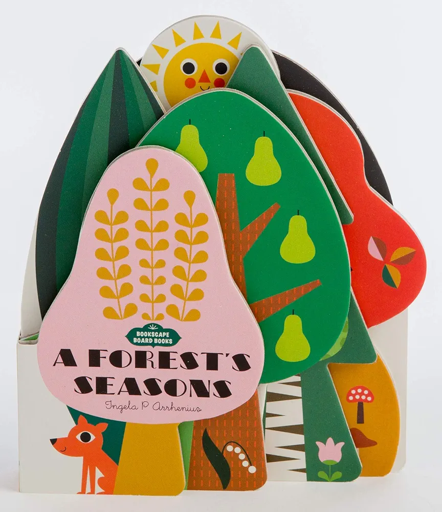 Bookscape Board Books: A Forest's Seasons: (Colorful Children?s Shaped Board Book, Forest Landscape Toddler Book)