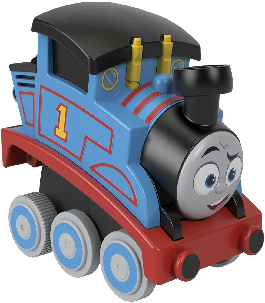 Thomas & Friends Toddler Toy Train Press ‘n Go Stunt Thomas Engine for Racing Pretend Play Preschool Kids Ages 2+ Years