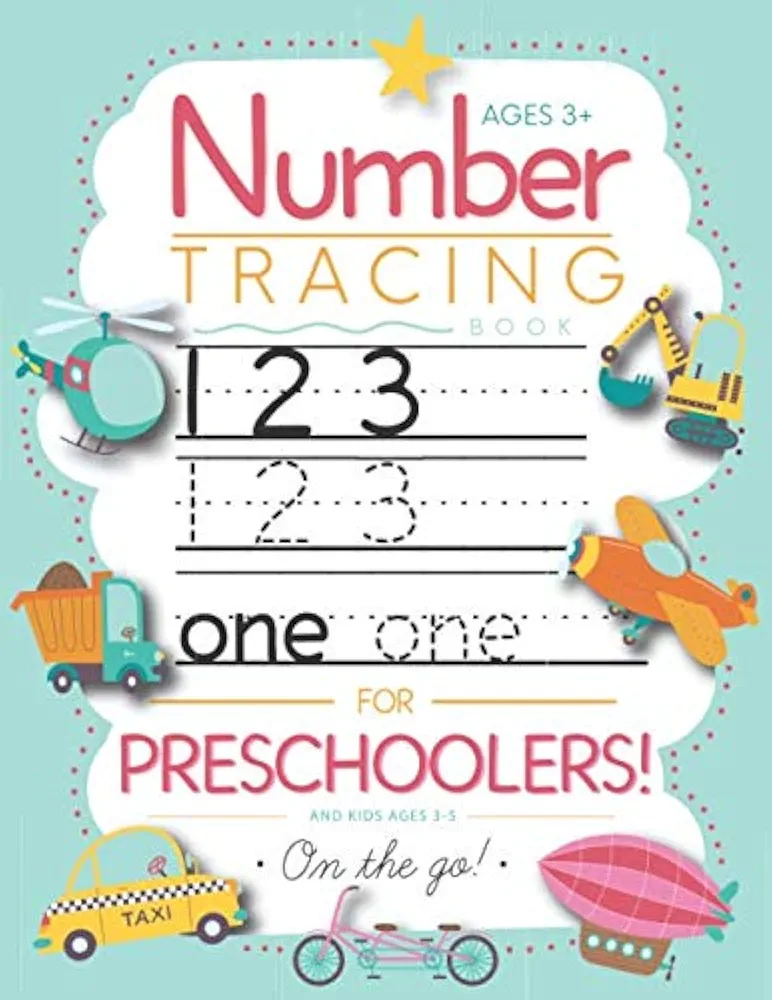 Number Tracing Book for Preschoolers and Kids Ages 3-5: Trace Numbers Practice Workbook for Pre K, Kindergarten and Kids Ages 3-5 (Math Activity Book)