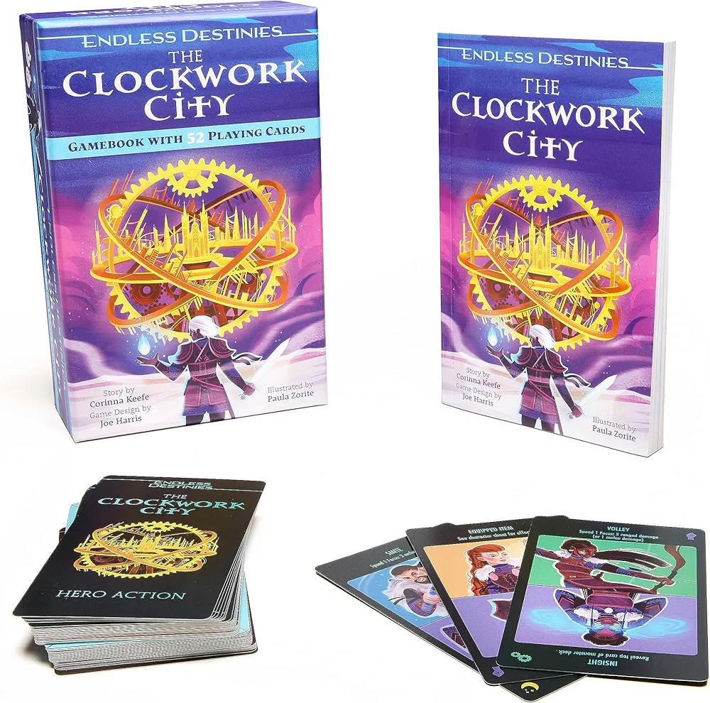 Endless Destinies: The Clockwork City: Interactive Book and Card Game