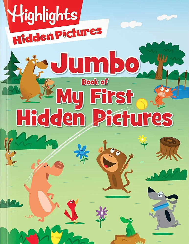 Jumbo Book of My First Hidden Pictures: 115+ Hidden Pictures Puzzles in Highlights Activity Book, Seek and Find Puzzles for Kids 3+ (Highlights Jumbo Books & Pads)