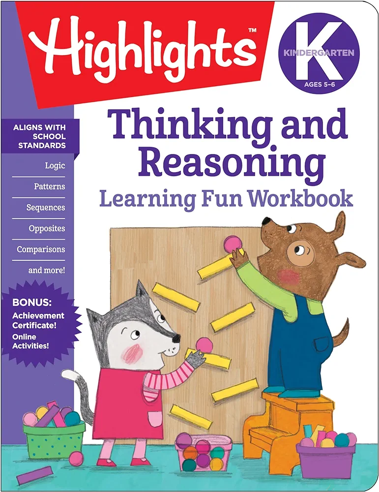 Kindergarten Thinking and Reasoning (Highlights Learning Fun Workbooks)