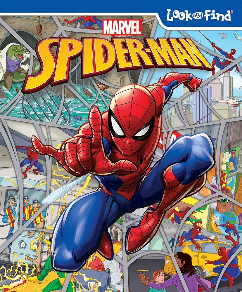 Marvel Spider-Man Look and Find Activity Book - PI Kids