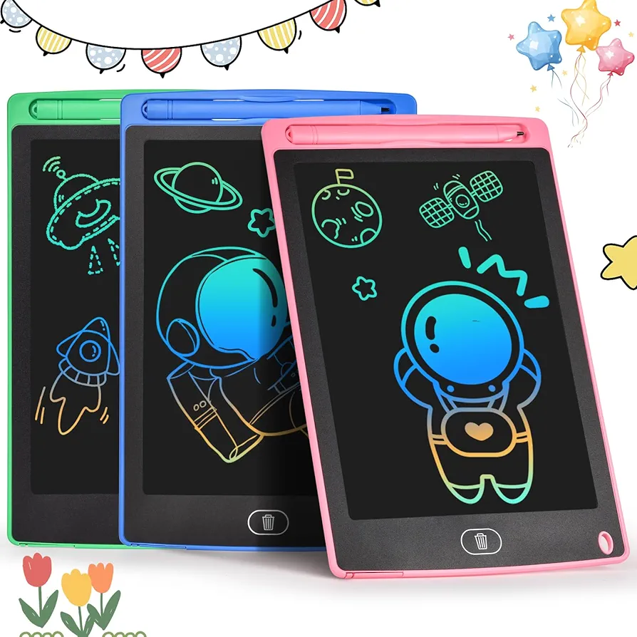 3PCS in 1 Pack LCD Writing Tablet for Kids Games Drawing Doodle Board. Drawing Pads Toddler Learning Toys, Birthday Gifts for Teens Boys, Gifts for Kids Ages 3 4 5 6 7 8 Year Old Girls Boys