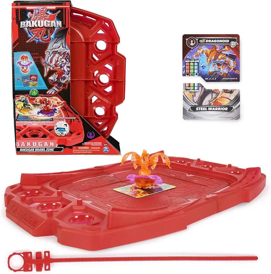 Bakugan Brawl Zone Compact Playset with Special Attack Dragonoid, Customizable Action Figure, Trading Cards, Kids Toys for Boys and Girls 6 and up