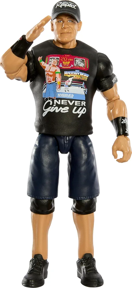 WWE Action Figure, 6-inch Collectible John Cena with 10 Articulation Points & Life-Like Look ​