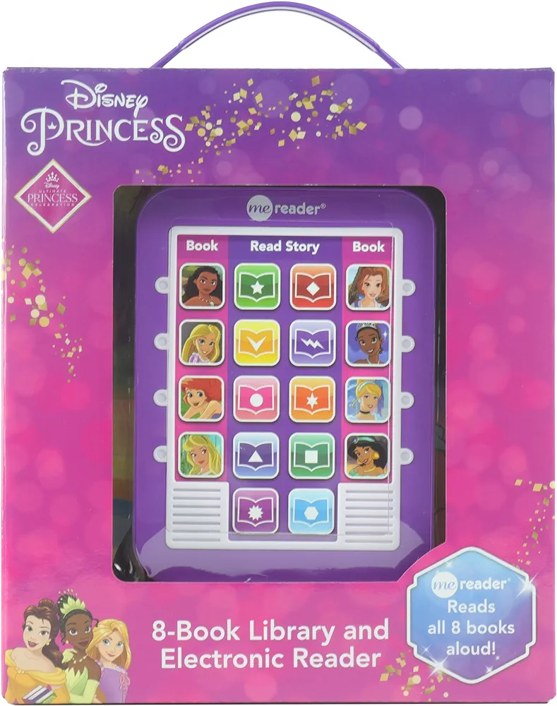 Disney Princess Moana, Cinderella, Rapunzel, and More! - Me Reader and 8-Book Library - PI Kids