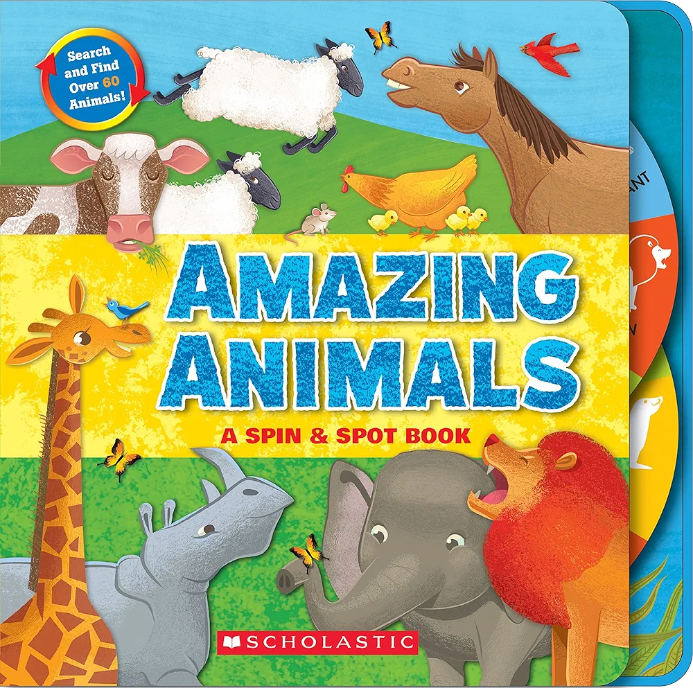 Amazing Animals: A Spin & Spot Book: A Spin & Spot Book