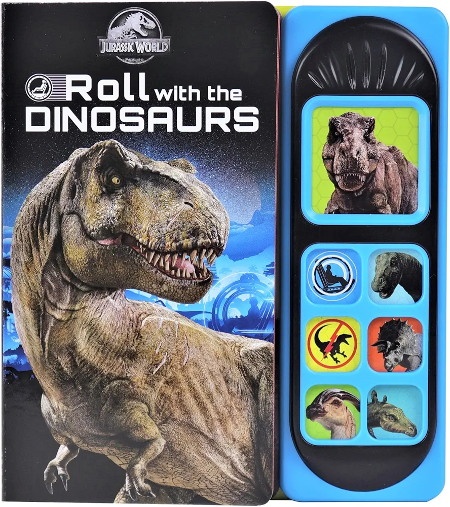 Jurassic World - Roll with the Dinosaurs Sound Book - PI Kids (Play-A-Sound)