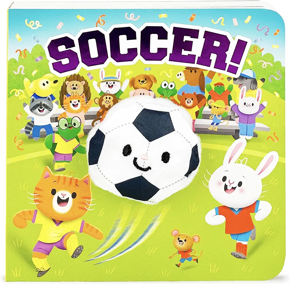 Soccer! Children's Finger Puppet Board Book Ages 1-4