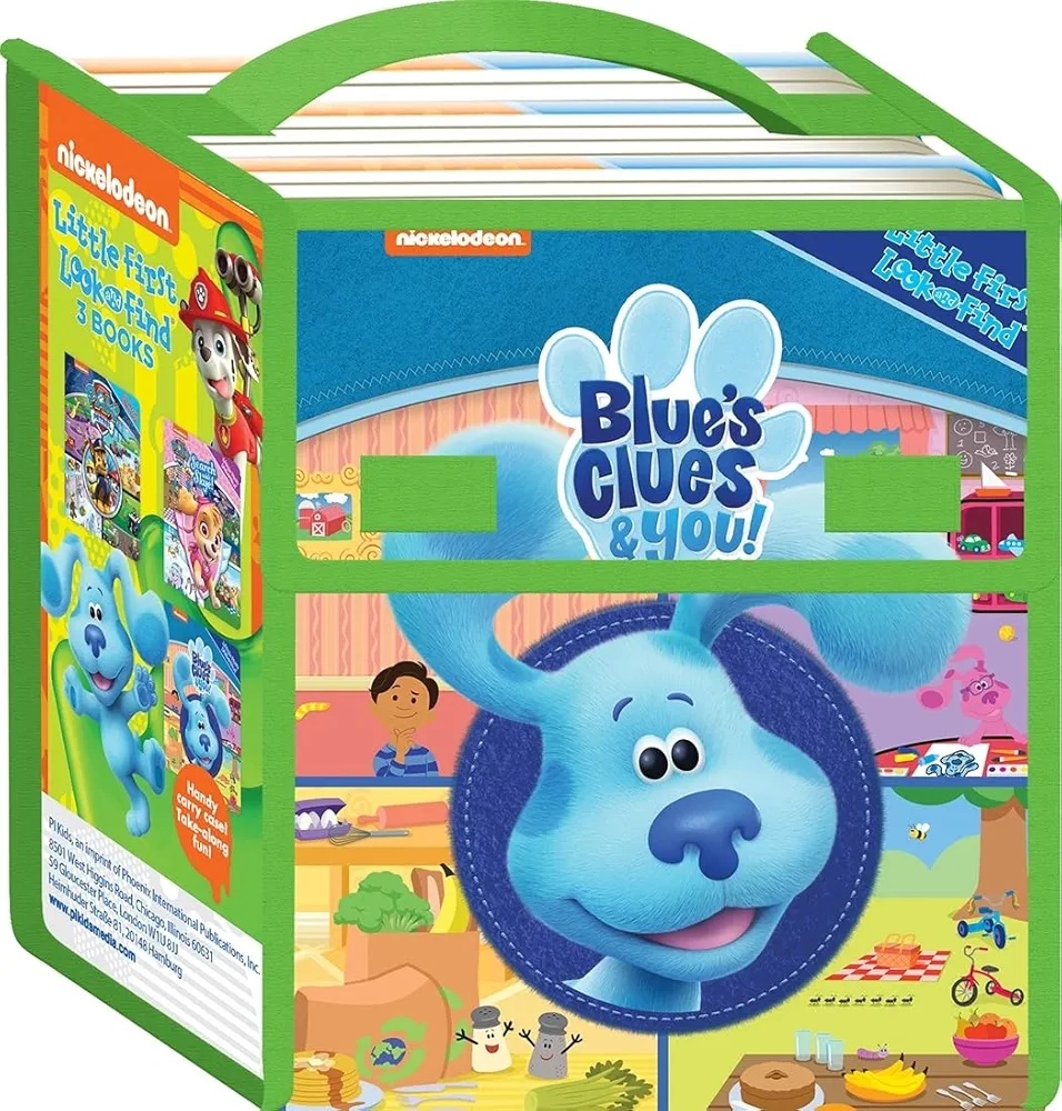 Nickelodeon PAW Patrol and Blue’s Clues & You! - Little My First Look and Find Activity Book 3-Book Set - PI Kids