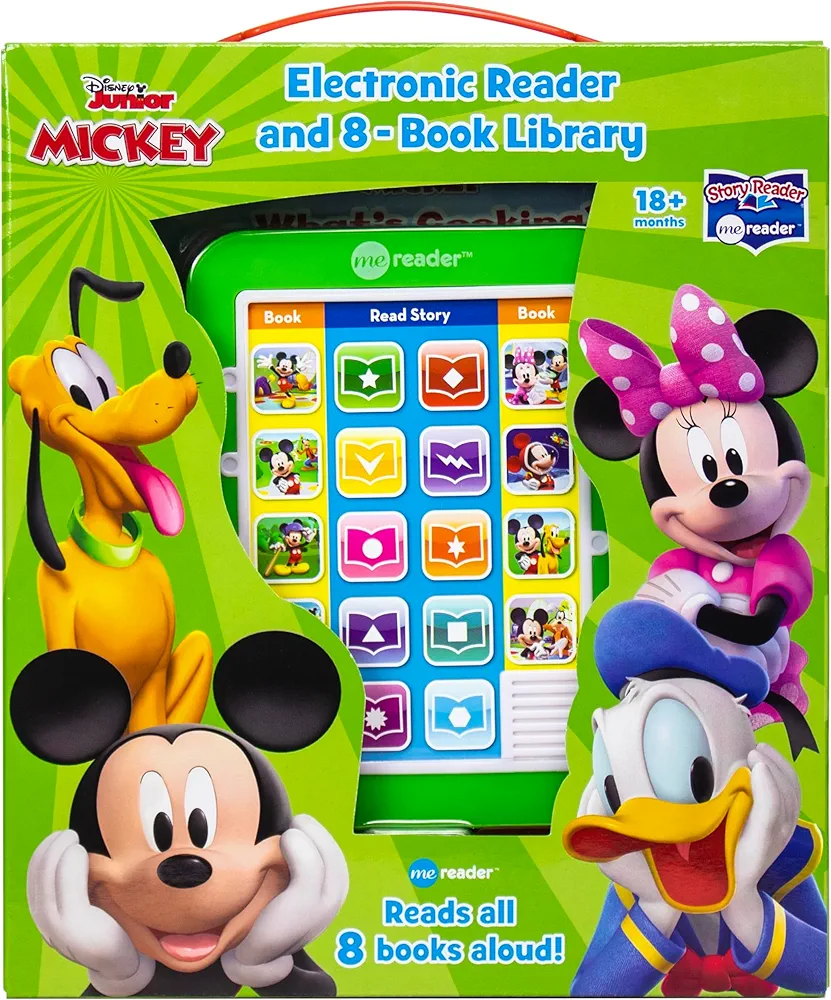 Disney Mickey Mouse - Me Reader Electronic Reader and 8 Sound Book Library - PI Kids