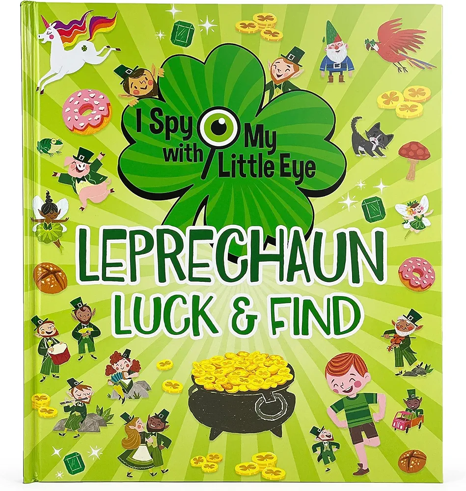 I Spy With My Little Eye Leprechaun Luck & Find - Kids Search, Find, and Seek Activity Book, Ages 3, 4, 5, 6+