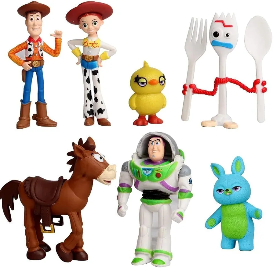 7 Pcs Set Toy Anime Story Toys/Toy Anime Story Action Figures/Kids Toys,Gift for Kids Halloween Thanksgiving Christmas Birthday Gifts