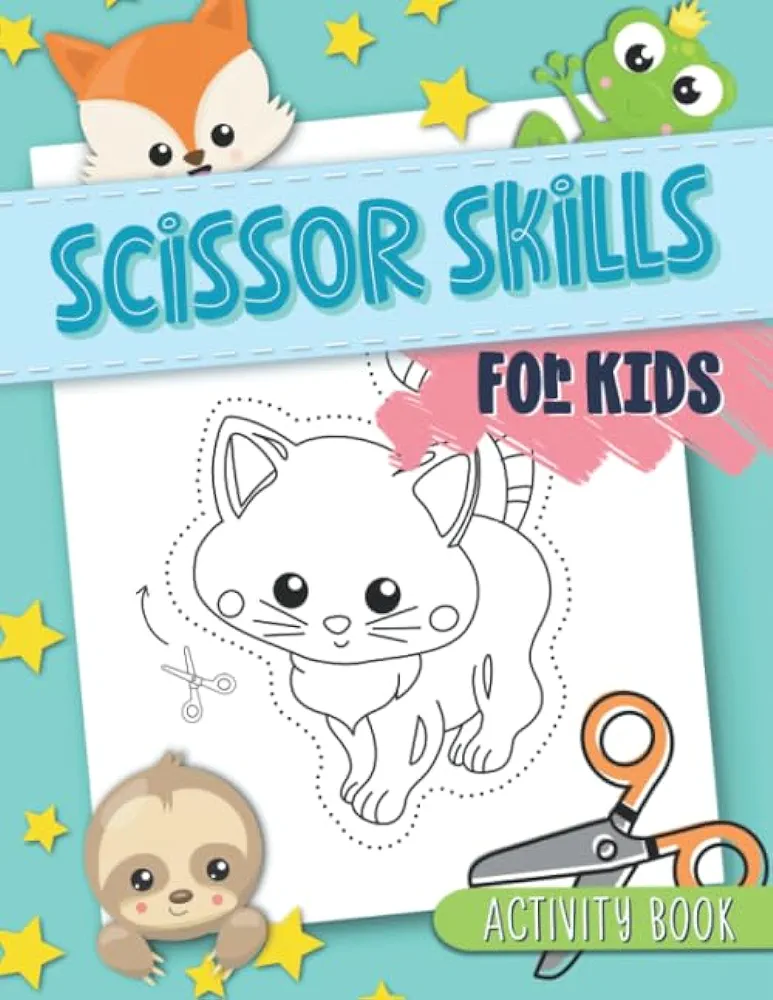 Scissor Skills for Kids: Activity Book